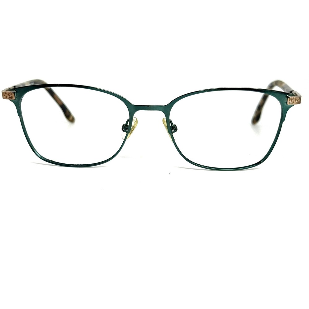 BCBGMAXAZRIA Annalise Green Tortoise Eyeglass Frames 52-17-135 CV